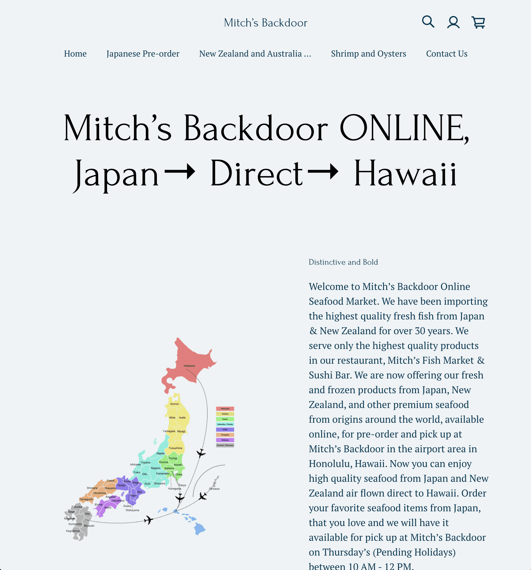 Mitchs Backdoor main photo made by Banzai Websites